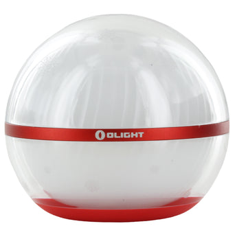 Olight Sphere Rechargeable RGB LED Lantern - 75 Lumens - Uses Built-in 700mAh Li-ion Battery Pack - Blue or Snowflake Red