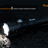 Fitorch P30RGT Rechargeable Tactical LED Flashlight and PowerBank - CREE XP-L - 1180 Lumens - Uses 1 x 18650 (included) or 2 x CR123A