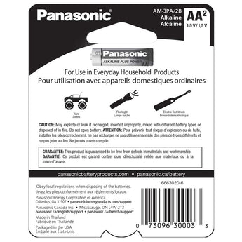 Panasonic Alkaline Plus Power AA Battery
