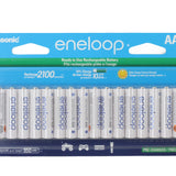 Panasonic Eneloop BK-4MCCA16FA AAA 850mAh NiMH Batteries - 16 Pack Front Packaging