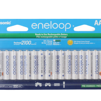 Panasonic Eneloop BK-4MCCA16FA AAA 850mAh NiMH Batteries - 16 Pack Front Packaging