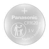 Panasonic CR1620 75mAh 3V Lithium Coin Cell Battery - Front View of Positive SIde