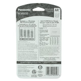 Panasonic Eneloop 4-Position Quick Charger with 4 x AA Batteries - Back Packaging