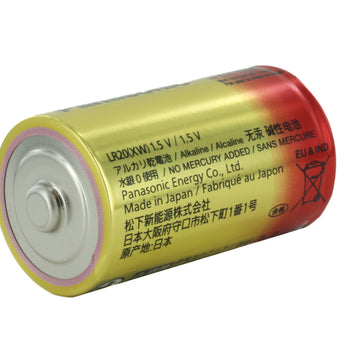 PANASONIC-LR20XWA-JB - Panasonic Industrial LR20XWA-JB Alkaline 1.5V D-cell Alkaline Button Top Batteries - Bulk (LR20XWA/JB)