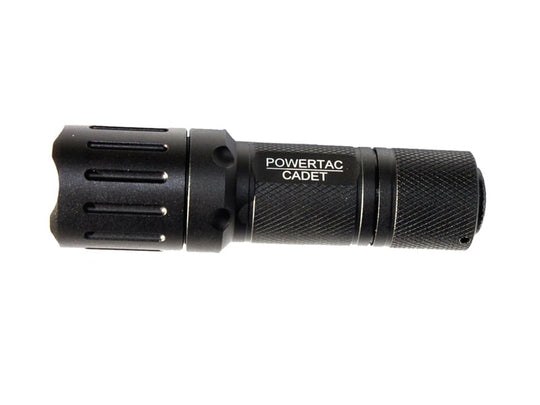 PowerTac Cadet LED Flashlight with CREE XPG R5 LED 300 Lumens - Uses 1 x CR123A
