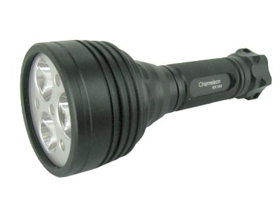 PowerTac Chameleon LED Flashlight with Muliple Color CREE XP-E LEDs Up To 120 Lumens - Uses 2 x CR123A or 1 x 18650