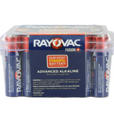 Rayovac Fusion AA Battery 30 pack box front view
