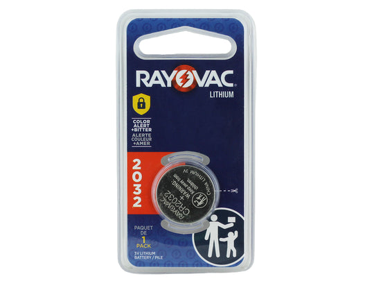Rayovac CR2032 Lithium Keyless Entry Battery - packaging