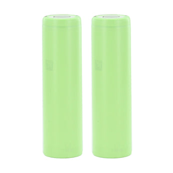 Sanyo NCR 18650GA 3500mAh 3.7V Unprotected High-Drain 10A Lithium Ion (Li-ion) Flat Top Battery - 2 Pieces