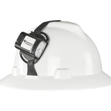 Streamlight SL-SideSaddle Black Mounted on Safety Helmet