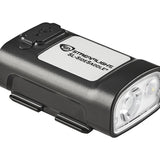 Streamlight SL-SideSaddle Black On Base Facing Right Diagonal Angle