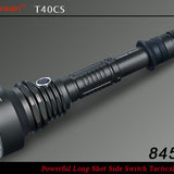 SUNWAYMAN T40CS LED Flashlight with 845 Lumen CREE XM-L U2 LED - Uses 4 x CR123A or 2 x 18650