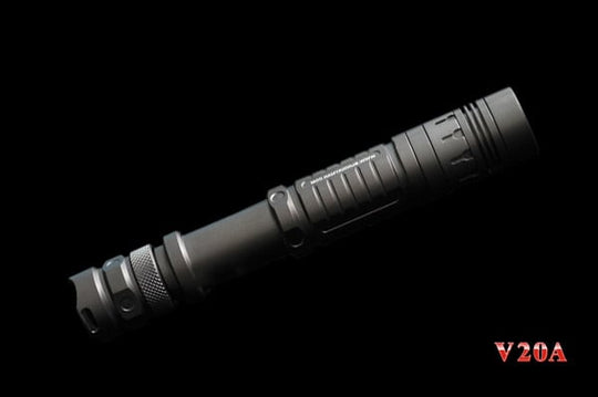 SUNWAYMAN V20A LED Flashlight with CREE XM-L T6 LED - Up To 460 Lumens - Uses 2 x AA or 1 x 14500