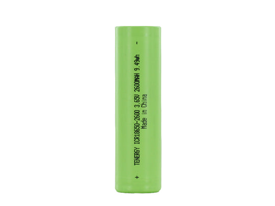 Tenergy 30005 18650 Battery - upright view