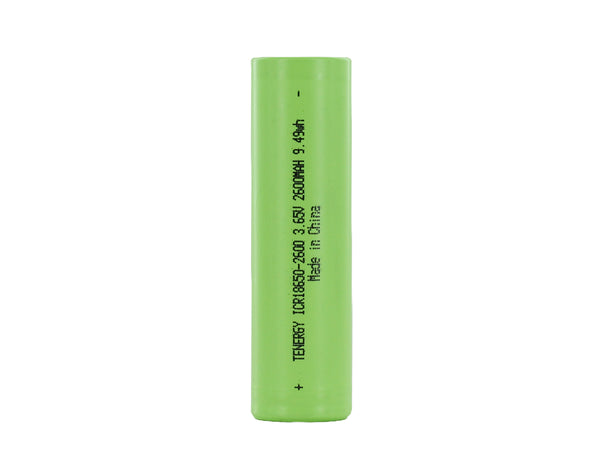 Tenergy 30005 ICR 18650 2600mAh 3.7V Lithium Ion (Li-Ion