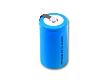 Tenergy 20501-1 D-cell 5000mAh 1.2V Nickel Cadmium (NiCd) Battery with or without Tabs - Bulk