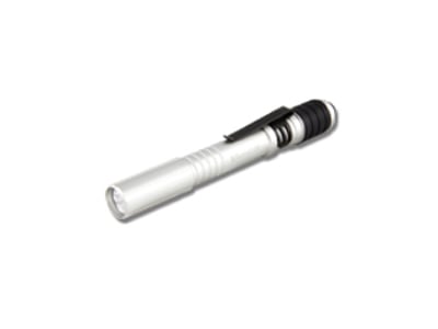 TerraLUX LightStar 80 - High CRI LED FLashlight - 80 Lumens - Includes 2 x AAA Batteries - Silver (TLF-802AAA-SV)