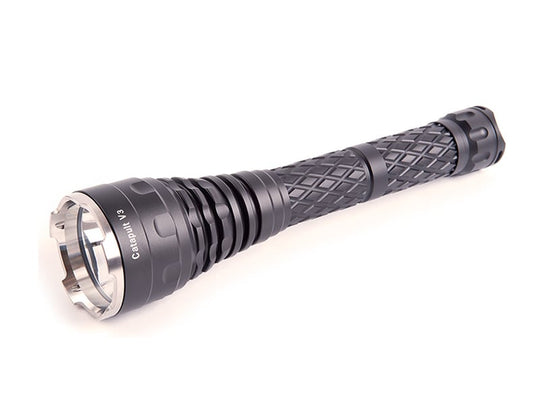 ThruNite Catapult V3 XM-L LED Flashlight / Searchlight with CREE XM-L - 2x18650/4xCR123A 900+ LED Lumens