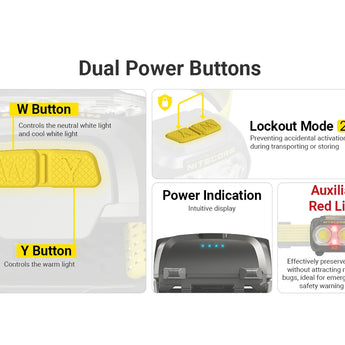 Nitecore UT27 MCT & Red Light Headlamp - 800 Lumens - Multiple Versions Available
