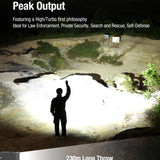 Klarus X1-V3 Tactical Flat Flashlight - 4,200 Lumens - USB-C Rechargeable 2700mAh Li-ion Battery - Slimline or Tactical Ring Versions