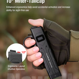 Klarus X1-V3 Tactical Flat Flashlight - 4,200 Lumens - USB-C Rechargeable 2700mAh Li-ion Battery - Slimline or Tactical Ring Versions