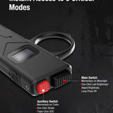 Klarus X1-V3 Tactical Flat Flashlight - 4,200 Lumens - USB-C Rechargeable 2700mAh Li-ion Battery - Slimline or Tactical Ring Versions