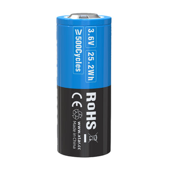 XTAR 26650 7000mAh 3.6V 10A Protected Lithium Ion (Li-ion) Button Top Battery - Boxed