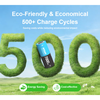 XTAR 26650 7000mAh 3.6V 10A Protected Lithium Ion (Li-ion) Button Top Battery - Boxed