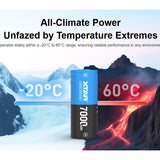 XTAR 26650 7000mAh 3.6V 10A Protected Lithium Ion (Li-ion) Button Top Battery - Boxed