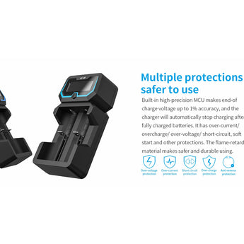 XTAR X2 with text on multiple protections on a white background