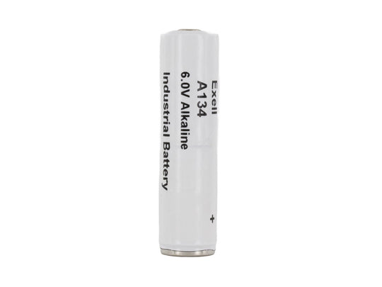 Exell A134 1409A 6V Alkaline Industrial Battery for Microphones - Replaces Eveready E134N