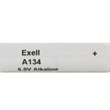 Exell A134 1409A 6V Alkaline Industrial Battery for Microphones - Replaces Eveready E134N