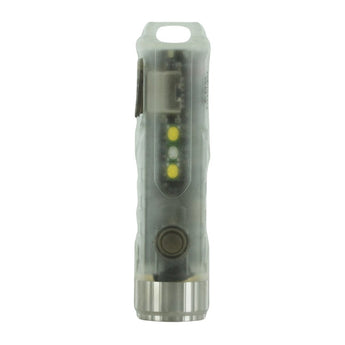 RovyVon Aurora A7 GITD USB-C Rechargeable LED Keychain Flashlight - White and UV - Nichia 219C or Luminus SST-20 LED