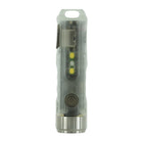 RovyVon Aurora A7 GITD USB-C Rechargeable LED Keychain Flashlight - White and UV - Nichia 219C or Luminus SST-20 LED