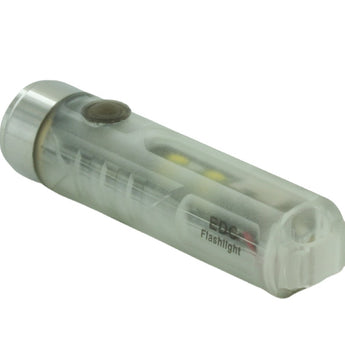 RovyVon Aurora A7 GITD USB-C Rechargeable LED Keychain Flashlight - White and UV - Nichia 219C or Luminus SST-20 LED