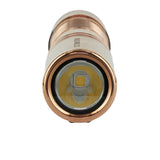 Acebeam Pokelit AA LED Flashlight - 500 Lumens - Nichia 519A - High CRI - Includes 1 x USB-C Rechargeable 14500 - Copper or Titanium - Copper, Damascus, or 10th Anniversary Edition