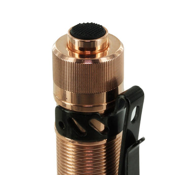 Acebeam Pokelit AA LED Flashlight - 500 Lumens - Nichia 519A - High CRI - Includes 1 x USB-C Rechargeable 14500 - Copper or Titanium - Copper, Damascus, or 10th Anniversary Edition