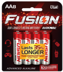 Rayovac Fusion 815-8CT AA 1.5V Alkaline Button Top Batteries - 8 Piece Retail Card