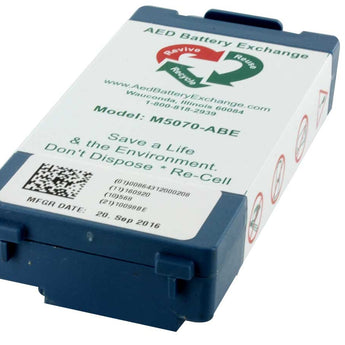 AED Replacement M5070A Battery Pack for Philips&#8482; HeartStart Onsite and Home Defibrillators - 9V Lithium Manganese Dioxide (LiMnO2)