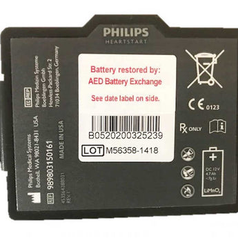 AED Replacement FR3-ABE Battery Pack for Philips&#8482; HeartStart FR3 Defibrillators - 12V Lithium Manganese Dioxide (LiMnO2)