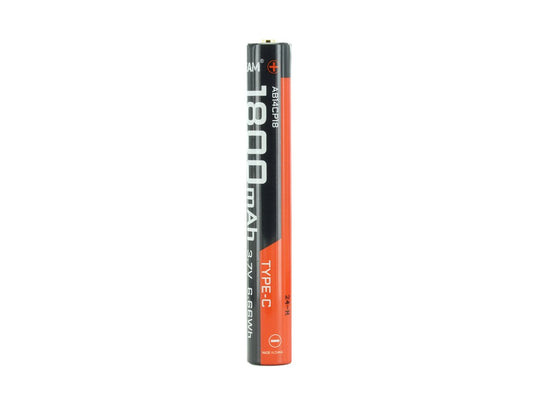 Acebeam AB14CP18-USB 3.7V 1800mAh Li-ion Battery Pack with Built-in USB-C Charging Port for the POKELIT-2AA and TAC-2AA