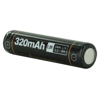 Acebeam 10440 320mAh 3.7V Unprotected High-Drain Lithium Ion (Li-ion) Button Top Battery