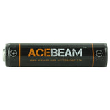 Acebeam 10440 320mAh 3.7V Unprotected High-Drain Lithium Ion (Li-ion) Button Top Battery