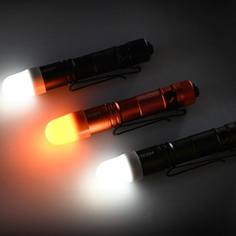 Acebeam ASD-01 Diffuser Cap for the Pokelit AA or Rider RX - White or Orange