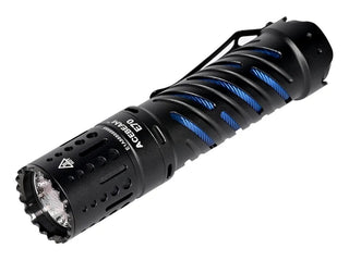 Acebeam E70-AL LED Flashlight - Angled View