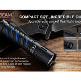 Acebeam E70-AL LED Flashlight - CREE XHP70.2 - 4600 Lumens - 6500K (Cool White) or 5000K (Neutral White) - Uses 1 x 21700 - Aluminum