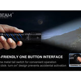 Acebeam E70-AL LED Flashlight - CREE XHP70.2 - 4600 Lumens - 6500K (Cool White) or 5000K (Neutral White) - Uses 1 x 21700 - Aluminum