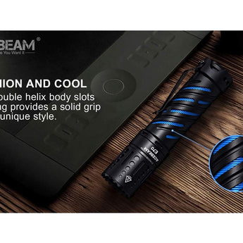 Acebeam E70-AL LED Flashlight - CREE XHP70.2 - 4600 Lumens - 6500K (Cool White) or 5000K (Neutral White) - Uses 1 x 21700 - Aluminum