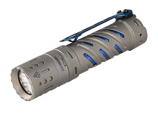 Acebeam E70 Mini TI LED Flashlight - Nichia 519A - Includes 1 x 18650