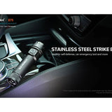 Acebeam E75 USB-C Rechargeable LED Flashlight - Cool White or High CRI LED Options - Includes 1 x 21700 - Anodized Black, Grey, Teal, Green, or MAO Gray Marbling